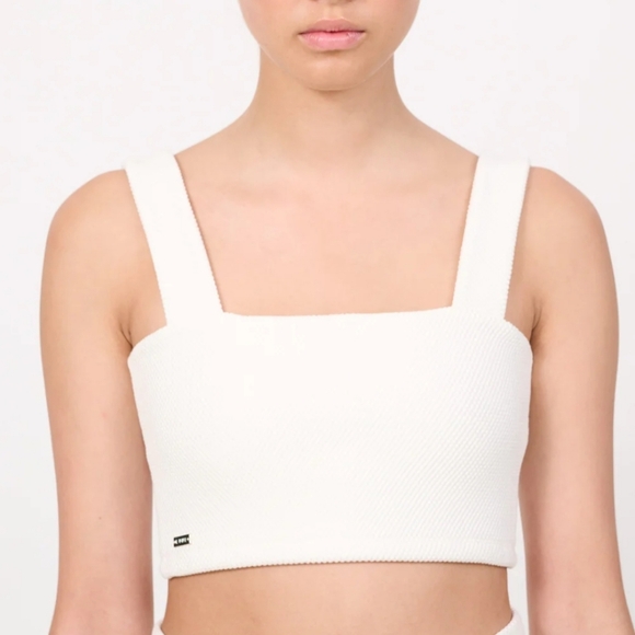 Lune Active Moon Bandeu Bra Crop Top Marshmellow Size Small - Picture 5 of 6